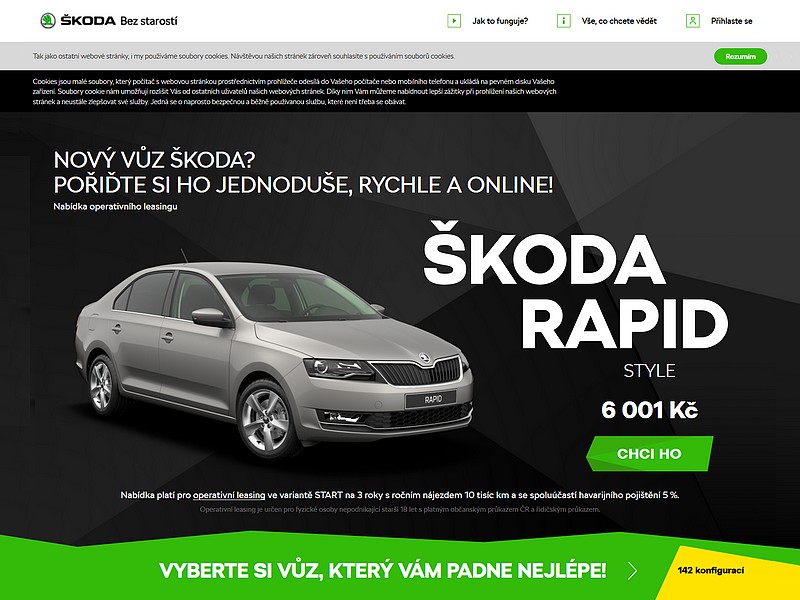 Škoda spouští na českém trhu online prodej